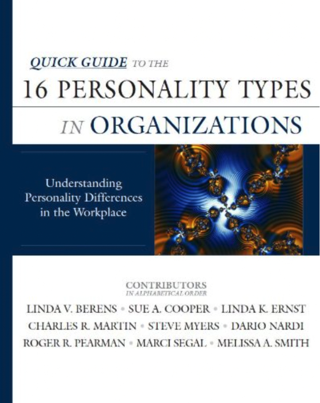 Cover for Quick Guide to the 16 Types in Organizations